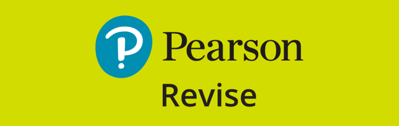 Pearson Revise logo in front of a lime green backgound